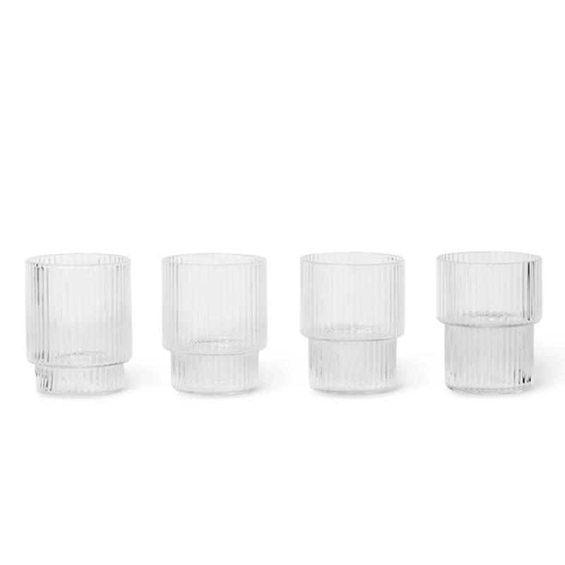 Ferm Living Ripple Small Glasses