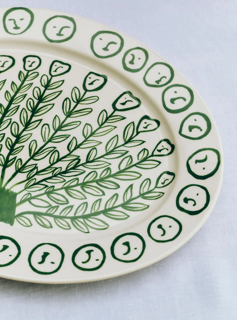 Hay La Pittura Oval Serving Platter