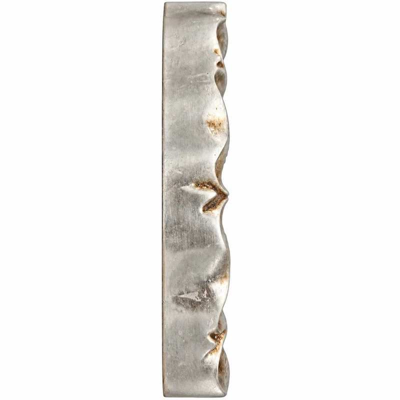 Moderner Wandspiegel AINA 70cm silber-antik Akzentspiegel
