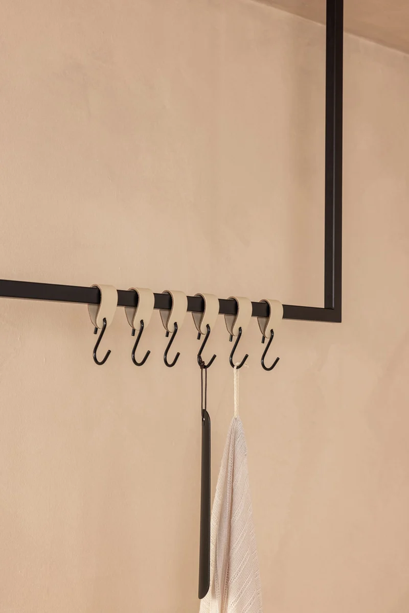 LEDER S-HAKEN (3er Set)