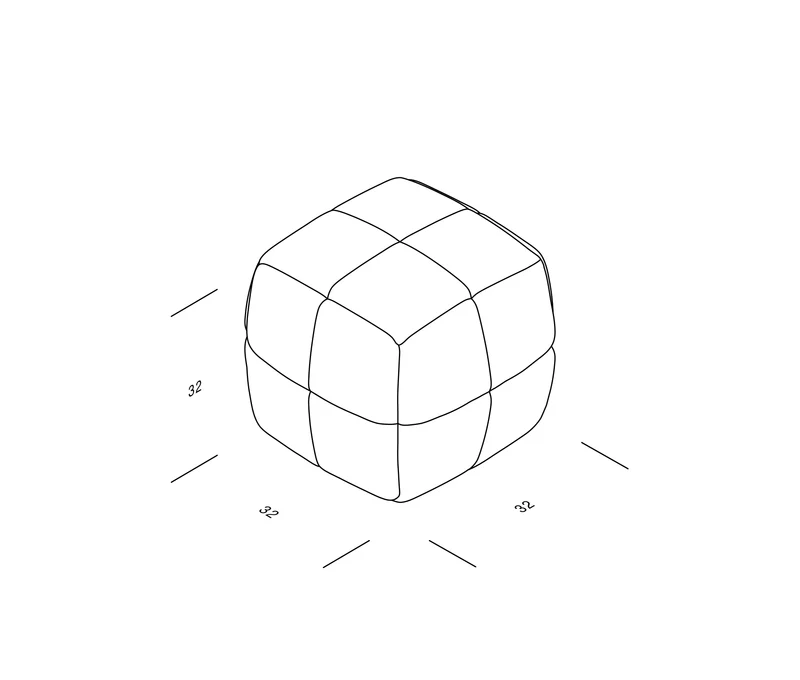 OUT Henn Cube kussen