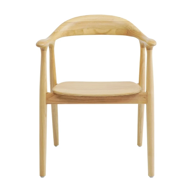 2er Set Design Teakholz Stuhl NAPOLI natürlich zeitlos Esszimmerstuhl