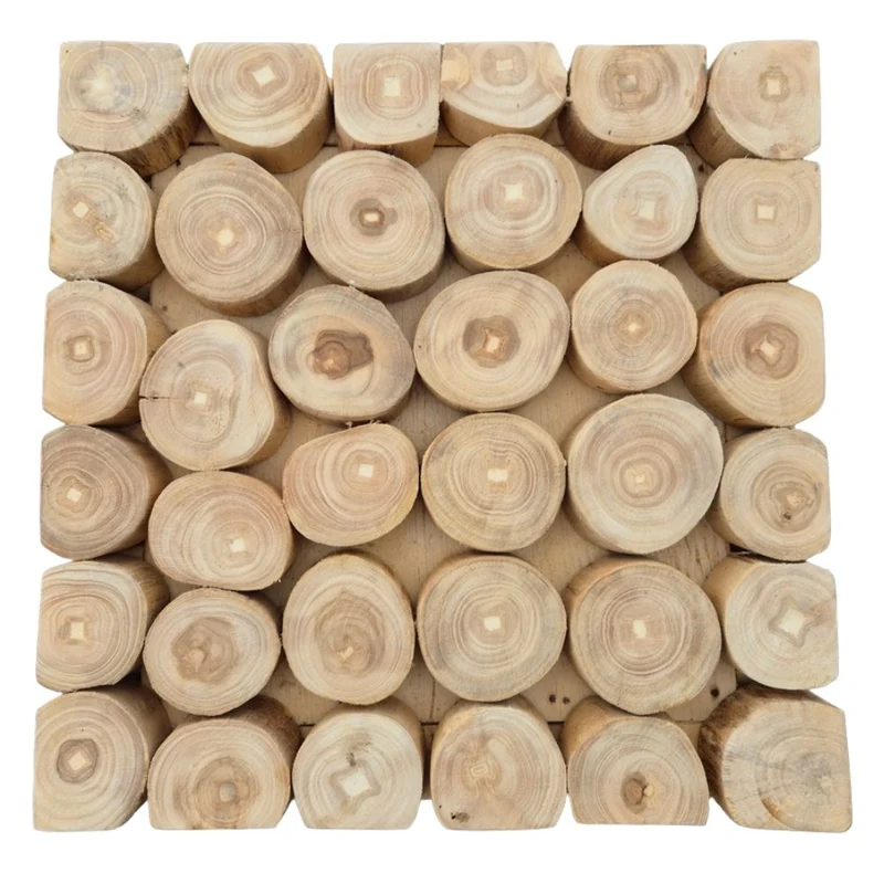 Beistelltisch NICO Teakholz nachhaltig Holztisch 45cm Nachttisch