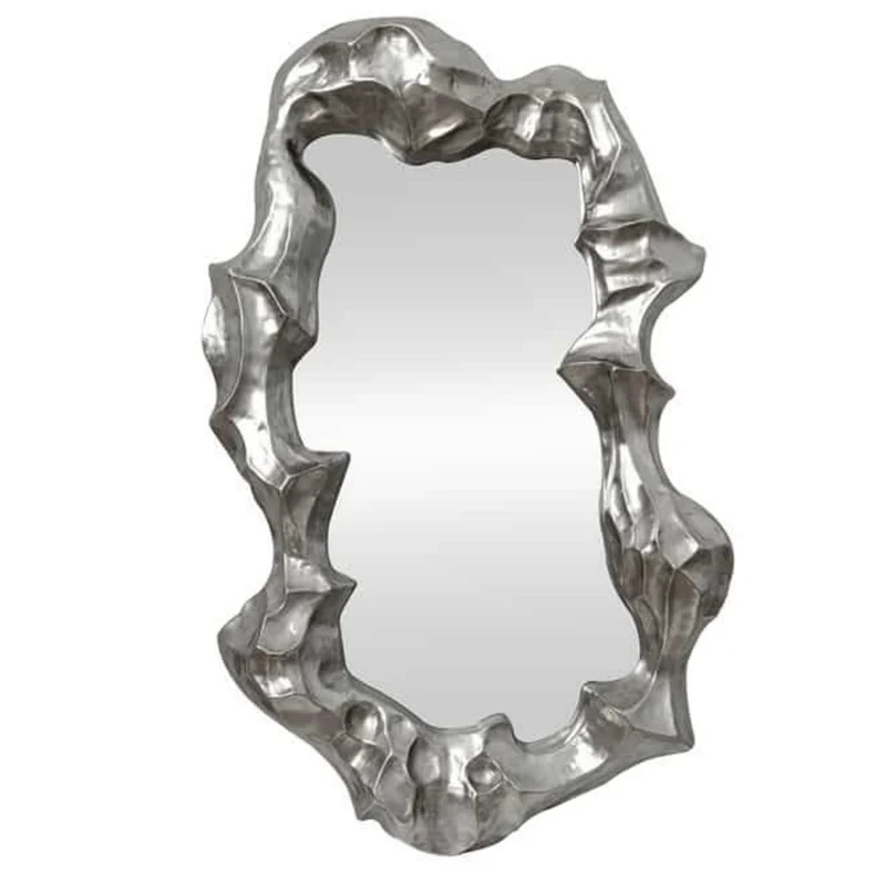 Extravaganter Wandspiegel VENICE 150cm Silber variabel aufhängbar