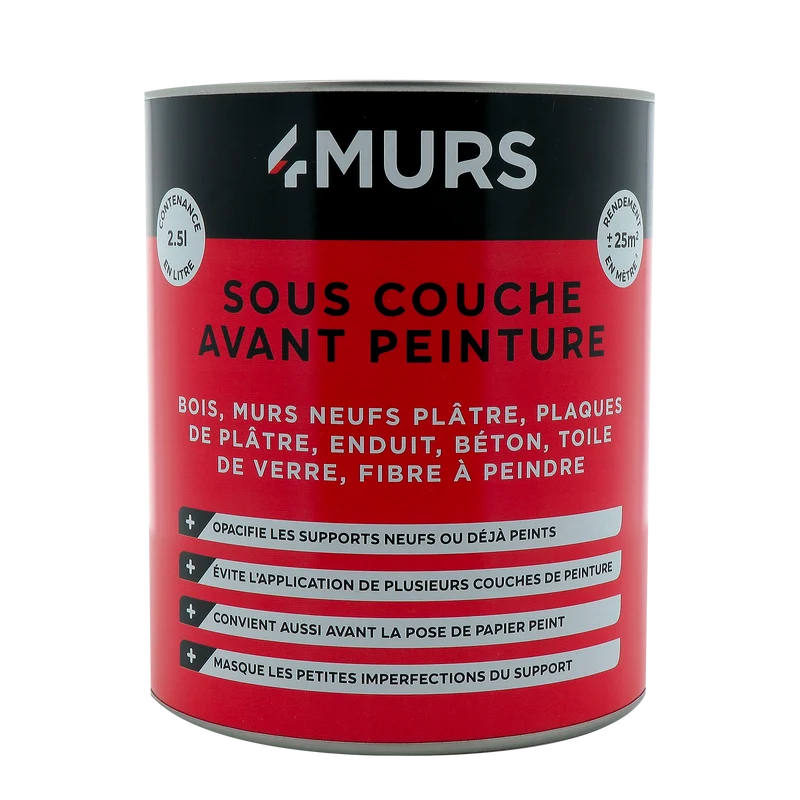 SOUS COUCHE AVANT PEINTURE