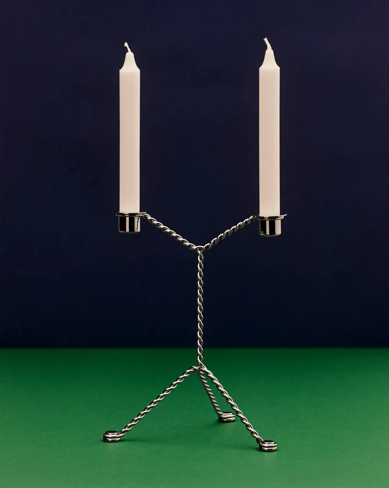 Hay Wire Candleholder