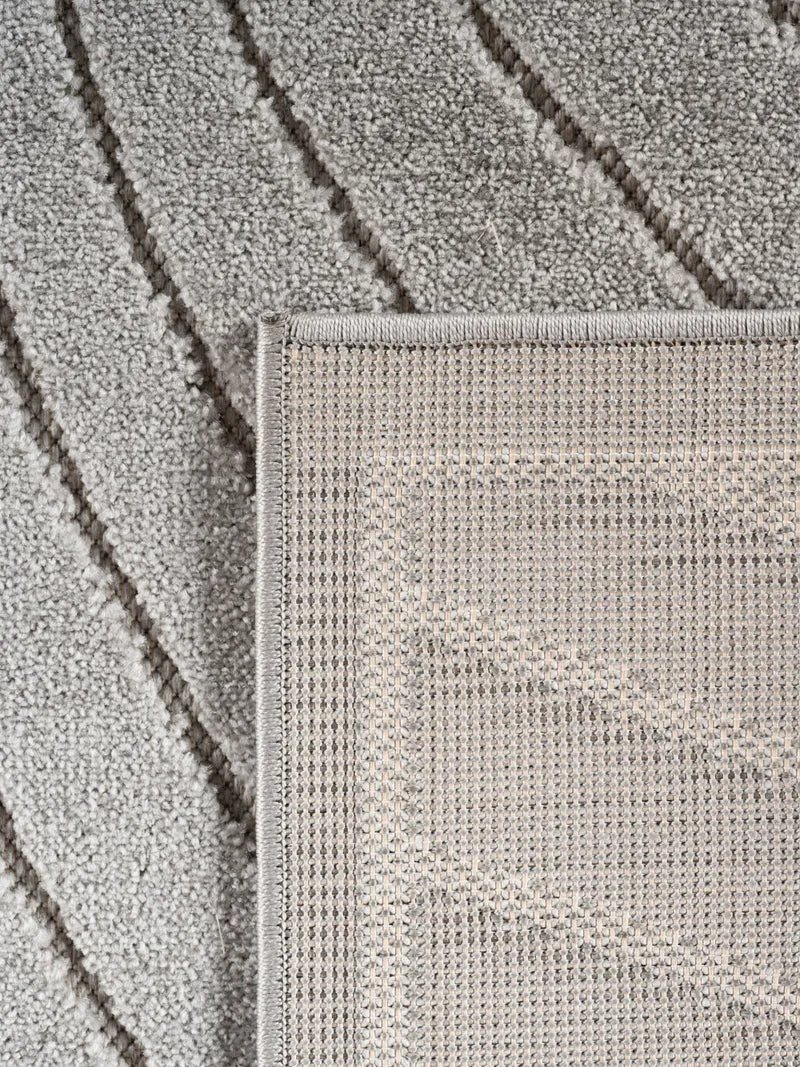 Kurzflor-Teppich mit Blattrelief – Wetterfest & UV-beständig | Fühlbare 3D-Struktur