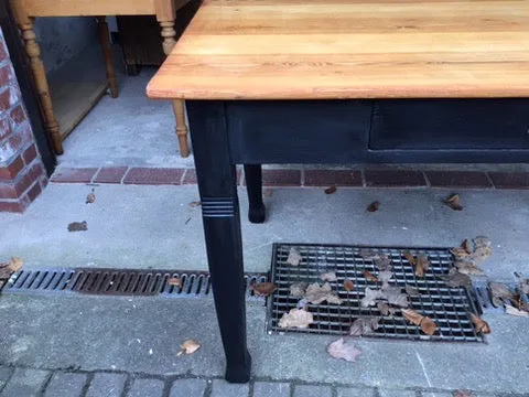 Antiker Küchentisch mit Schublade Gründerzeit Shabby Chic