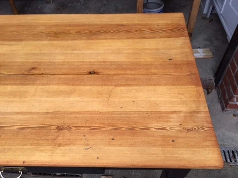 Antiker Küchentisch mit Schublade Gründerzeit Shabby Chic