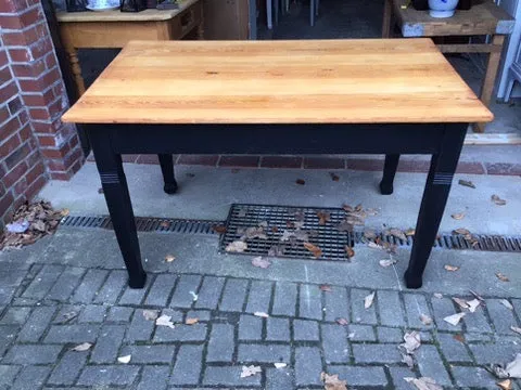 Antiker Küchentisch mit Schublade Gründerzeit Shabby Chic