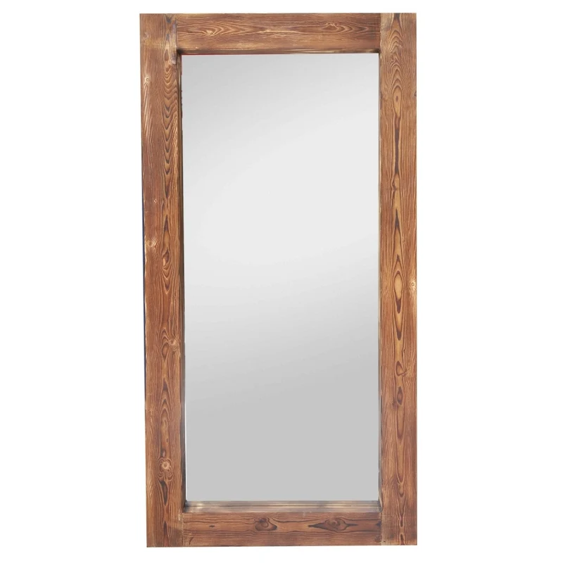 Massivholz-Spiegel HARMONY 180x90cm Pinie geflammt Wandspiegel