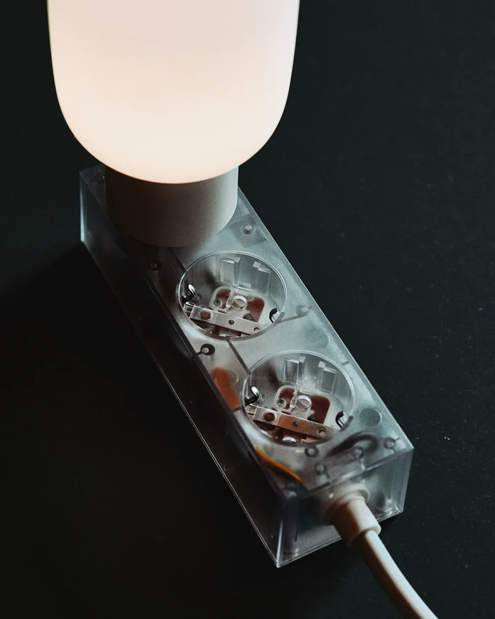 Pedestal Plug-in Lamp