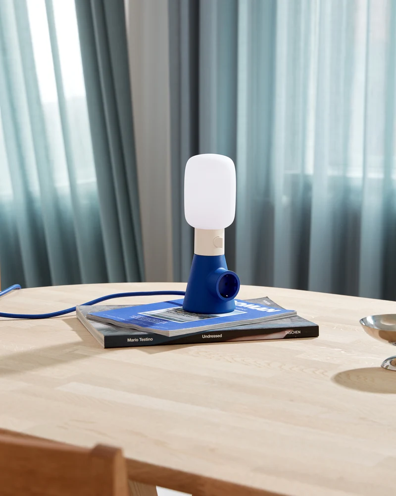 Pedestal Plug-in Lamp