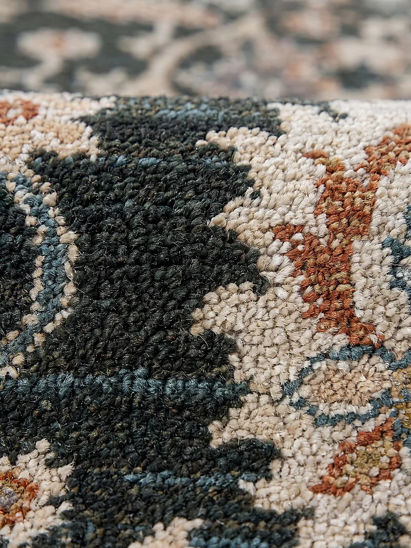 Vintage-Teppich mit Orientmuster · Flor 7 mm, gewebt · 2.090 g/m²