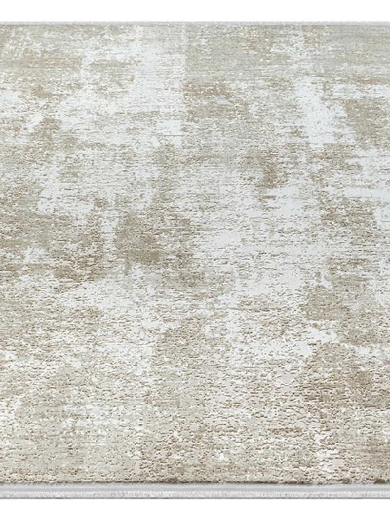 Kurzflor-Teppich Distressed-abstrakter - Polyester, 8 mm Gesamthöhe