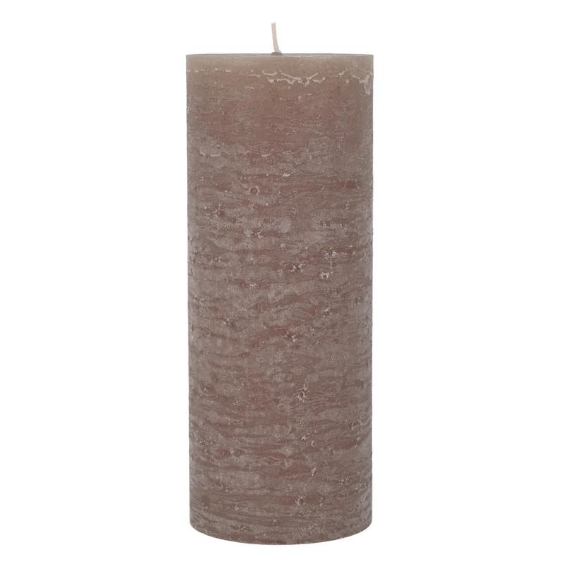 Chic Antique – Macon Stumpenkerze rustikal greige 150 Std