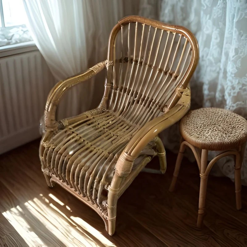 Kinder Rattan Sessel SUMATRA Natural Boho Kinderzimmer
