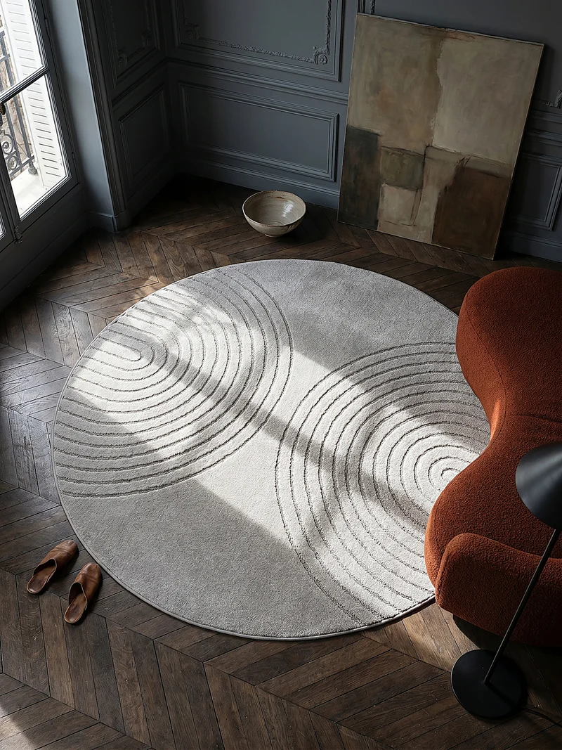 Kurzflor-Teppich 3D-Relief - Polypropylen-Polyester-Mix, 13 mm Gesamthöhe