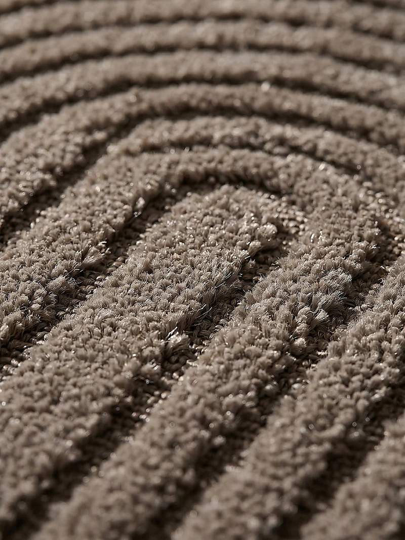 Kurzflor-Teppich 3D-Relief - Polypropylen-Polyester-Mix, 13 mm Gesamthöhe
