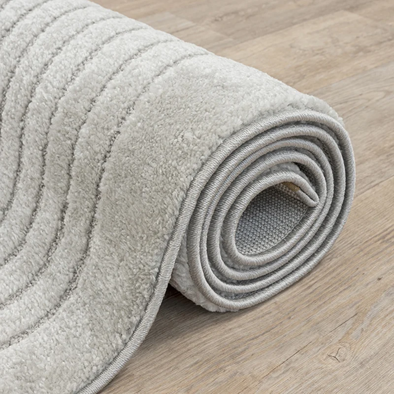 Kurzflor-Teppich 3D-Relief - Polypropylen-Polyester-Mix, 13 mm Gesamthöhe
