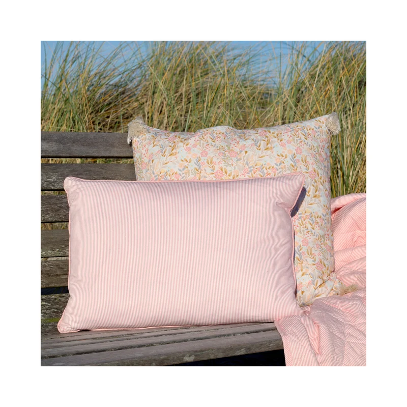 Chic Antique Aix Kissebezug mit Maritimen Streifenmuster rosa