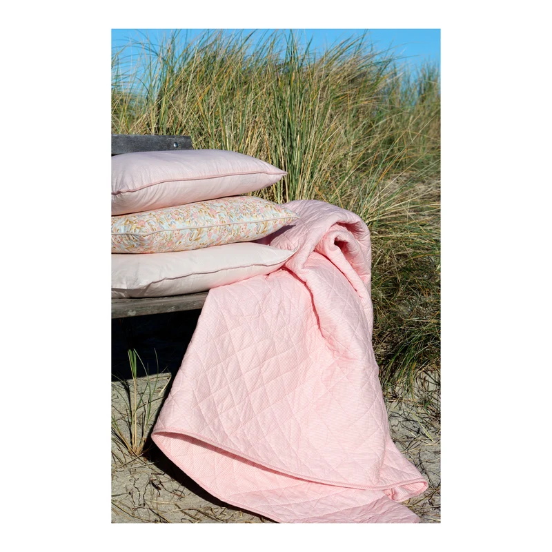 Chic Antique Aix Kissebezug mit Maritimen Streifenmuster rosa