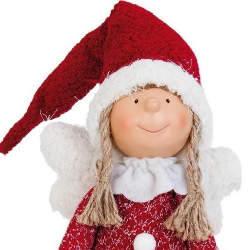 Clayre & Eef POP Engel 63cm Weihnachten Figur Dekoration Puppe