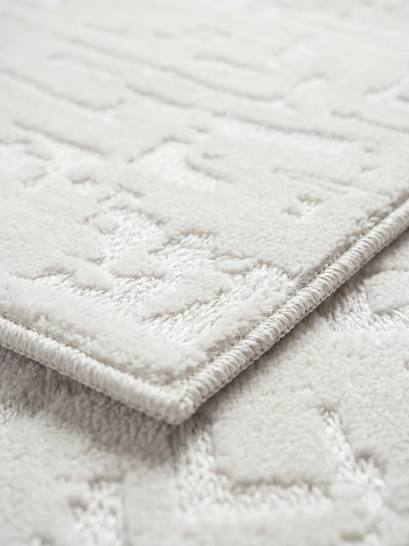 Kurzflor-Teppich Subtile distressed Textur - Polypropylen, 9 mm Gesamthöhe