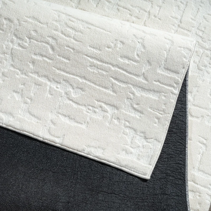 Kurzflor-Teppich Subtile distressed Textur - Polypropylen, 9 mm Gesamthöhe