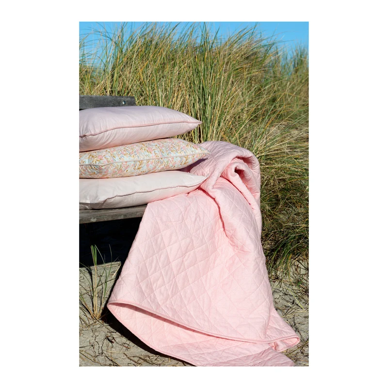 Chic Antique Aix Kissebezug mit Maritimen Streifenmuster rosa