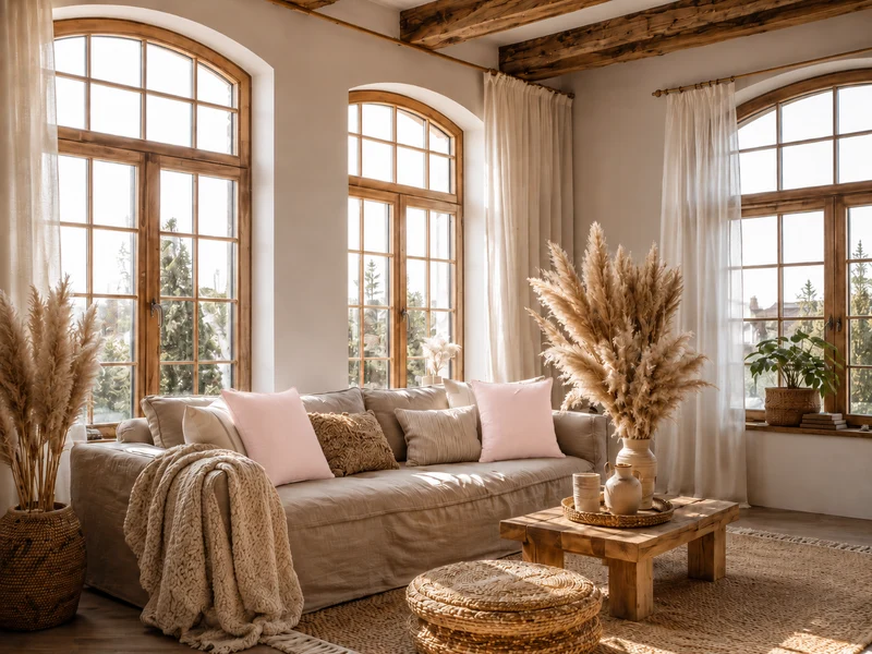 Chic Antique Aix Kissebezug mit Maritimen Streifenmuster rosa