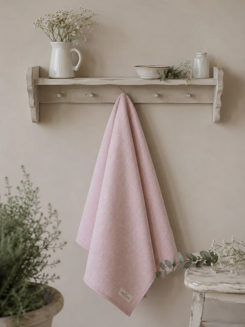 GreenGate Geschirrtuch Alicia hellrosa