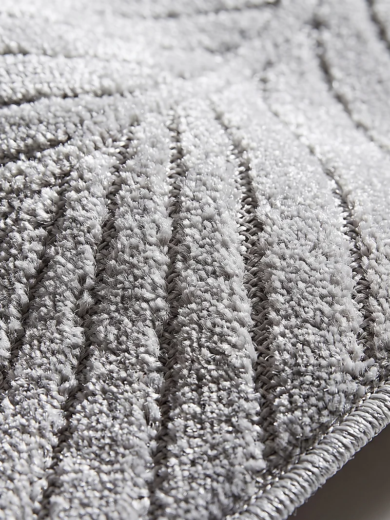 Kurzflor-Teppich mit Blattmuster – Schwer & Windstabil | 1.450 g/m² wetterfest