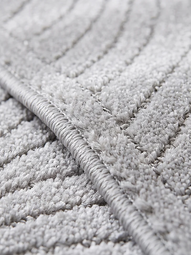 Kurzflor-Teppich mit Blattmuster – Schwer & Windstabil | 1.450 g/m² wetterfest