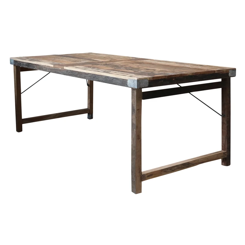 Chic Antique Grimaud Alter Holztisch aus Recyclingholz Natur
