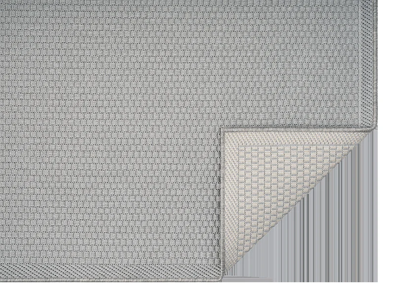 Flachgewebe-Teppich Uni Sisaloptik - Polypropylen, 4 mm Gesamthöhe