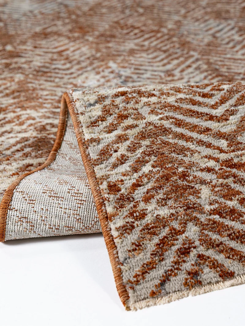 Kurzflor-Teppich Chevron · 100 % Polyester, gewebt · 7 mm Flor