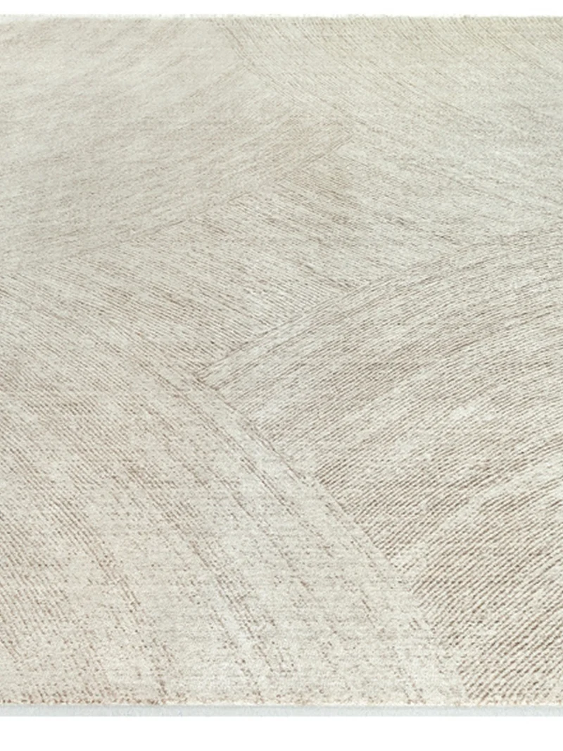 Kurzflor-Teppich Subtiles 3D-Relief - Polypropylen-Polyester-Mix, 8 mm Gesamthöhe