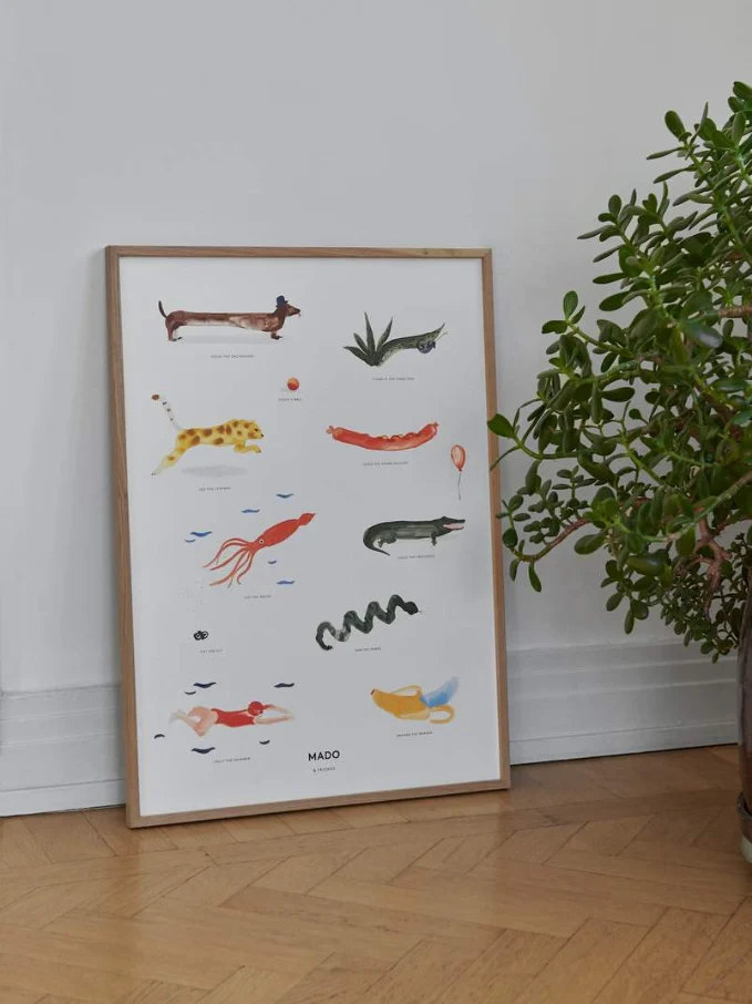 Paper Collective 'MADO & FRIENDS' Art Print