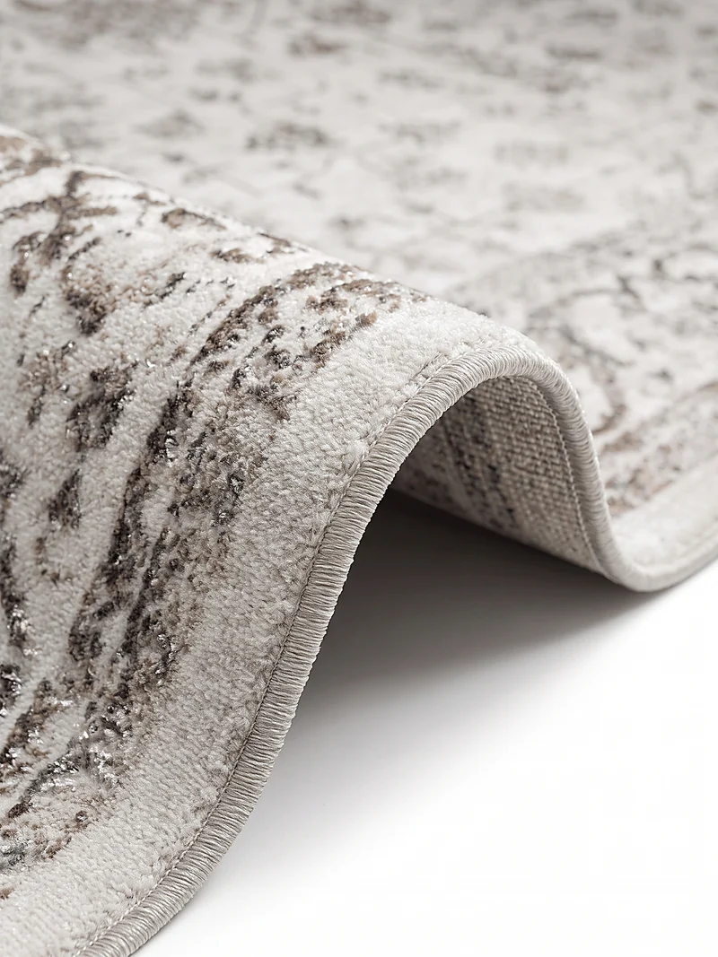 Kurzflor-Teppich Persisch Vintage Allover - Polyester, 9 mm Gesamthöhe