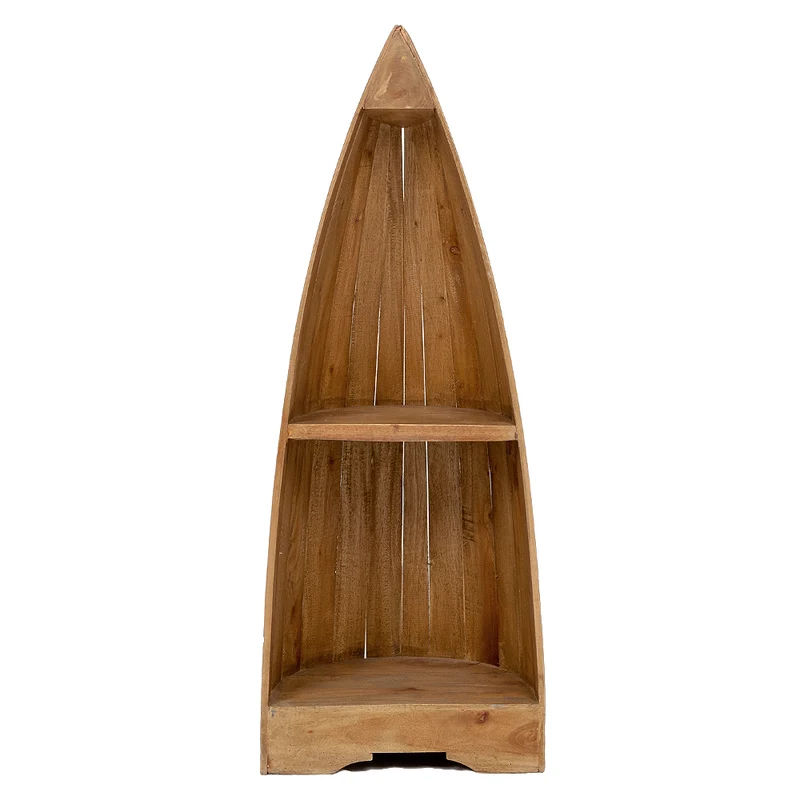 Massivholz Bootsregal BALI Antique-Natural ca.100cm Bücherregal