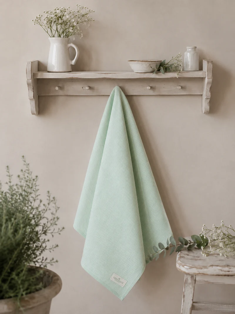 GreenGate Geschirrtuch Alicia hellgrün