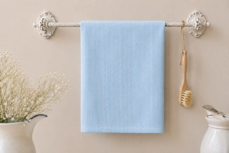 GreenGate Geschirrtuch Alicia hellblau