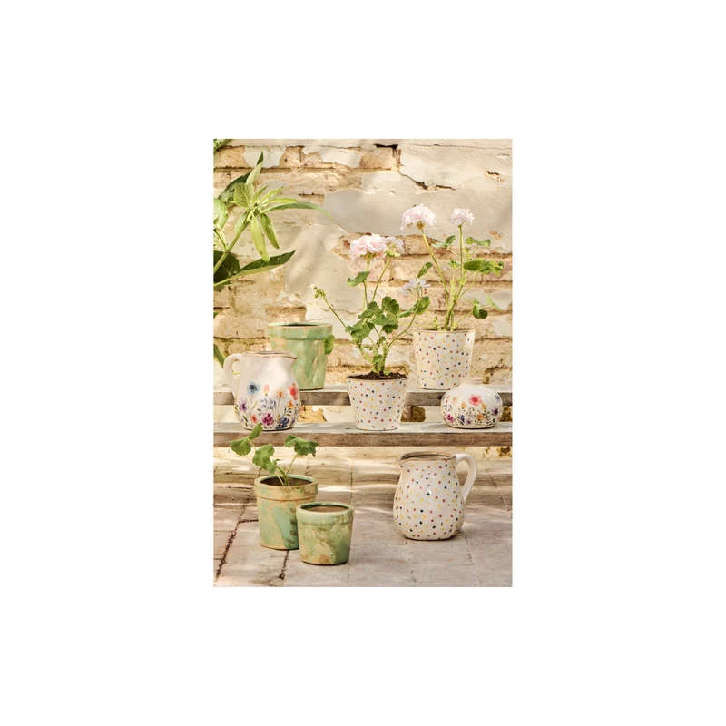 Ib Laursen Vase mit Henkel petit fleur