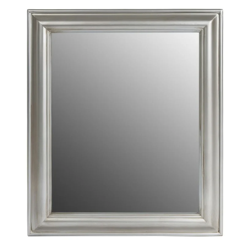 Vintage Spiegel FONDA Silber-Antik 82x62cm Facettenschliff