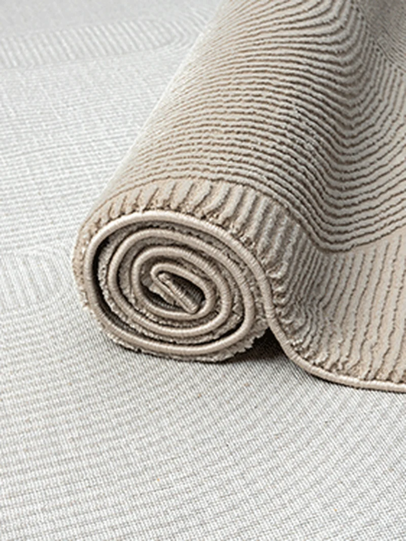 Kurzflor-Teppich Architektonische Säulen - Polyester, 13 mm Gesamthöhe