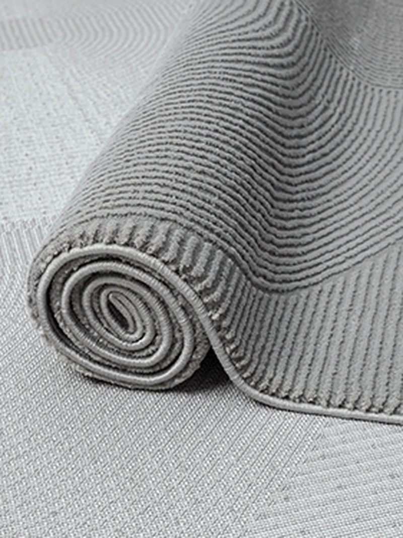Kurzflor-Teppich Architektonische Säulen - Polyester, 13 mm Gesamthöhe