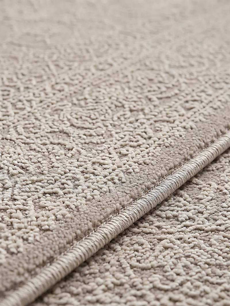 Kurzflor-Teppich dezent strukturiert - Polyester, 13 mm Gesamthöhe
