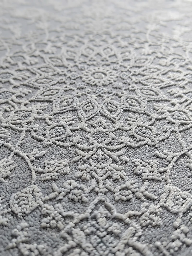 Kurzflor-Teppich dezent strukturiert - Polyester, 13 mm Gesamthöhe