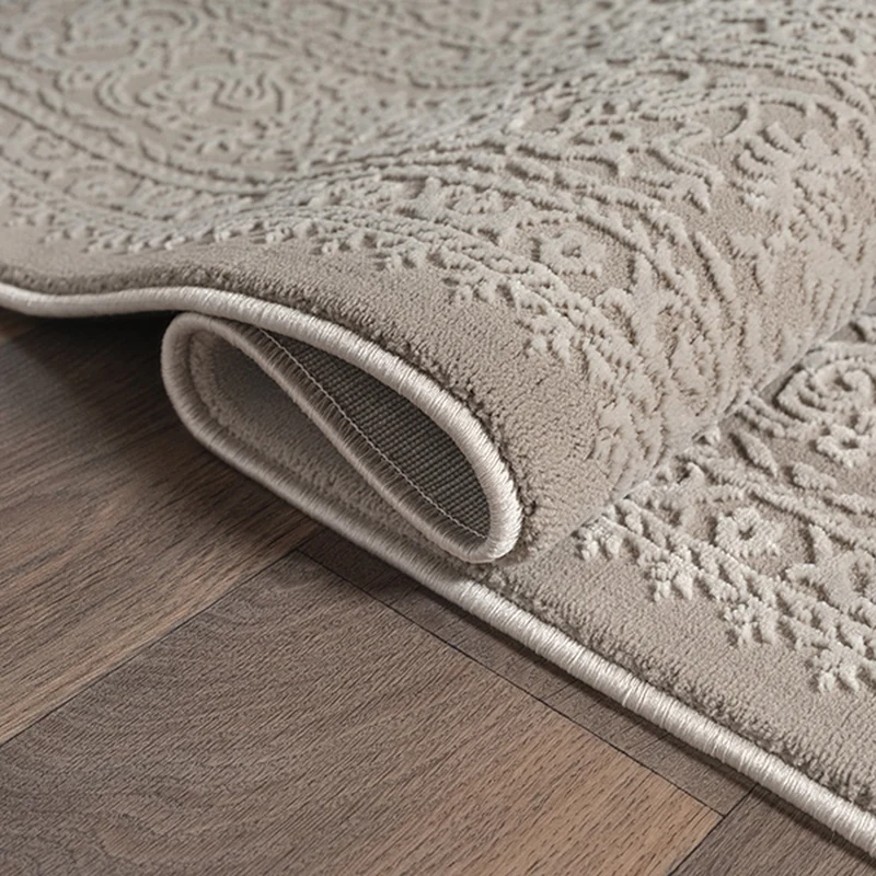 Kurzflor-Teppich dezent strukturiert - Polyester, 13 mm Gesamthöhe